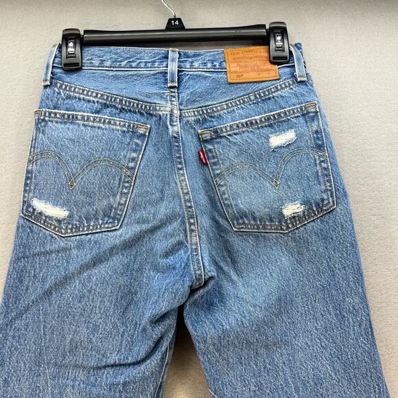 Levi's 501XX Jeans Women's W24 L26 (0) Big E Button Fly Light Stone Normcore - Picture 3 of 16